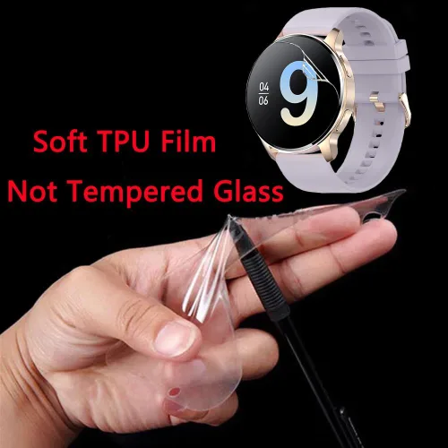 Miniatura 6 de Paquete de 6 protectores de pantalla de reloj I50 de 1.32 pulgadas compatibles con Iaret Smartwatch I50 de 1.32 pulgadas, protectores de pantalla