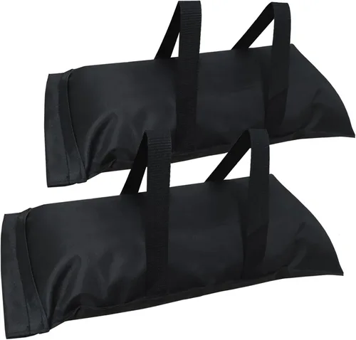 D&ONEHOS Bolsas de arena rellenables con base de paraguas extra grandes, bolsas de peso (110 libras) para sombrillas de patio, pesas de saco de