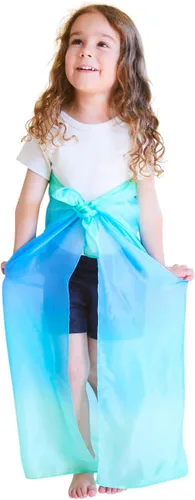 Sarah's Silks Telas Encantadas de Seda, Bufandas 100% de Seda para Niños y Pequeñitos, Juguetes Sensoriales | Bufandas Cuadradas Brillantes,