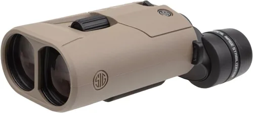 SIG SAUER Zulu6 FDE HDX OIS 12X42mm Binoculares Impermeables Antivaho Portátiles de Prisma de Techo con Estabilización de Imagen (SOZ6WP12)