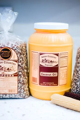 Miniatura 2 de Amish Country Popcorn Aceite de coco – 1 galón Anticuado, sin OMG y sin gluten (1 galón)