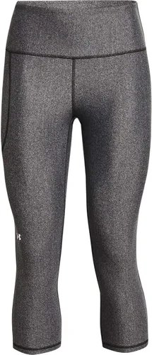 Miniatura 5 de Under Armour - Leggings capri con bolsillos para mujer, de tela HeatGear, de tiro alto y con pretina antideslizante