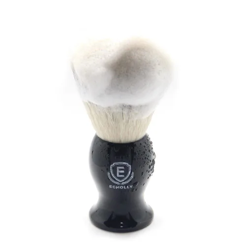 Miniatura 8 de Brochas de Afeitar de Lujo para Hombres de Echolly - Brochas de Afeitar de Cerdas Super Fuertes sin Desprendimiento para Hombres - Mango de Acrílico