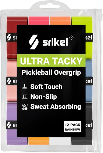 Miniatura 11 de Overgrip de paleta de pickleball – Cinta de agarre de pickleball ultra adherente, absorbente y antideslizante, suave al tacto y duradera