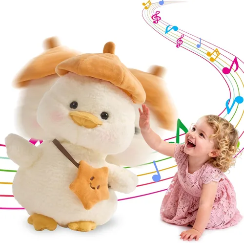 Miniatura 9 de Juguete de pingüino parlante interactivo de felpa para bebé y niño, regalos para niños y niñas, cantar, imitar, grabar, repetir lo que dices