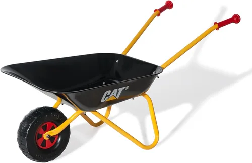 Rolly CAT - Carretilla para niños, bañera de acero sin costuras resistente al óxido con empuñaduras de goma