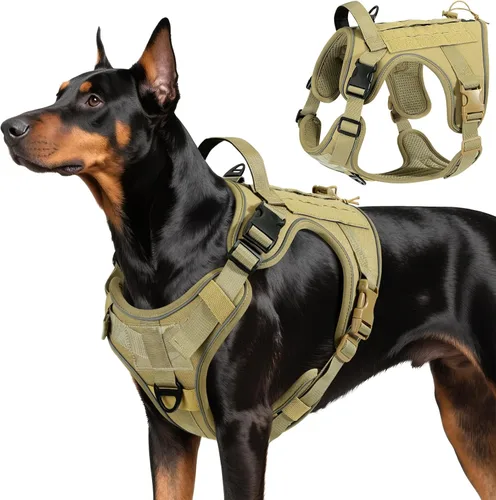 Miniatura 37 de VavoPaw cinturón de seguridad para perro, arnés de coche con peto de seguridad y hebilla ajustable para vehículo, cinturón de seguridad de nailon