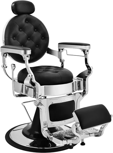 Miniatura 9 de Sillas de peluquería negras para peluquería, silla reclinable hidráulica de alta resistencia para estilista, champú multiusos para belleza, spa