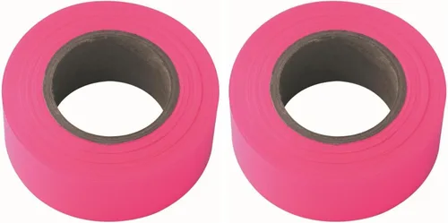 IRWIN Cinta de señalización, 150 pies | Glo-Pink | Paquete de 2 | Modelo 65603