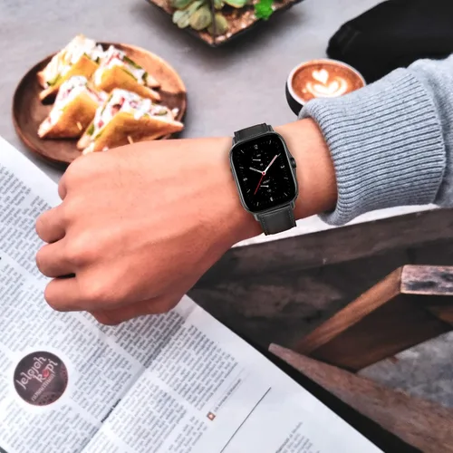 Miniatura 7 de Wanme Bandas para Amazfit GTS 4 / GTS 4 Mini / GTS 3 / GTS / GTS2 / GTS 2e / GTS 2 mini Band mujeres hombres, correa de repuesto de cuero