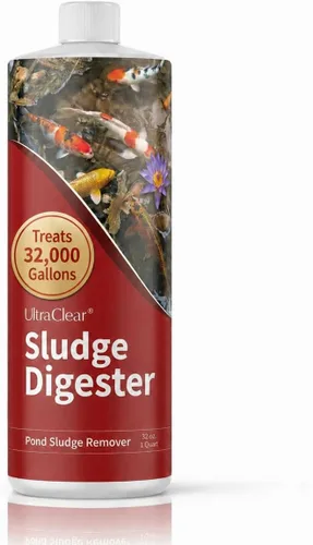 Miniatura 9 de Digestor de lodos (12 onzas) – Limpiador natural de estanques para exteriores y removedor de suciedad – Eliminador de lodos de estanques