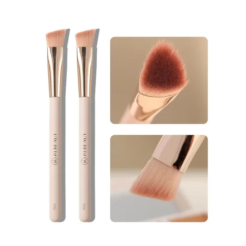 Miniatura 13 de Albeaut Brocha Iluminadora, Brocha Esponjosa para Mezclar Sombra de Ojos, Herramienta de Maquillaje Imprescindible para Iluminar y Rubor