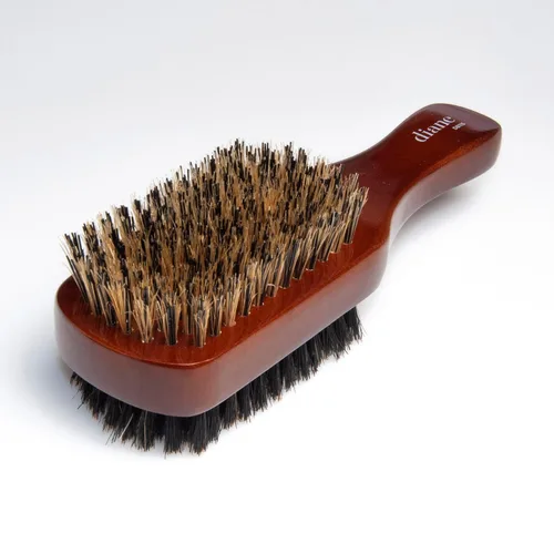 Miniatura 5 de Diane D8114 Cepillo de cerdas de jabalí para hombres, negro, 5-pulgadas.