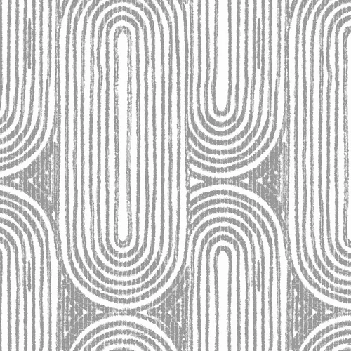 Miniatura 11 de Livelynine Papel tapiz despegar y pegar de 17.5 x 276 pulgadas, naranja funky y blanco, bohemio chic, geométrico, moderno de mediados de siglo