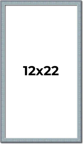 Miniatura 43 de Marco azul de 28 x 28 pulgadas, marco de madera maciza, ancho del marco de 0.75 pulgadas, profundidad interior de 0.5 pulgadas, marco azul Kingsley
