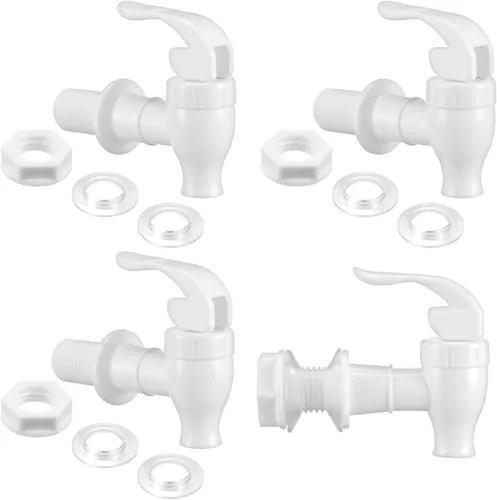 Miniatura 10 de Honoson Juego de 4 grifos de repuesto sin BPA, palancas de boquilla reutilizables para válvula de grifo para riego al aire libre, barril de lluvia