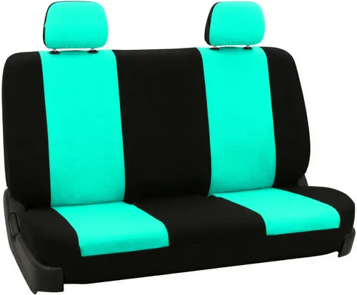 Miniatura 19 de FH Group Funda para asiento trasero de banco sólido para automóviles Asientos universales de tela para SUV, sedán, camioneta Accesorios Negro