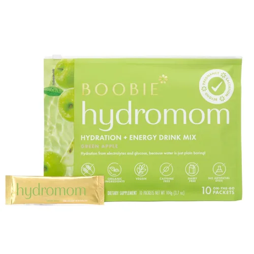 Miniatura 20 de Boobie Hydromom Mezcla de bebida de superalimento con electrolitos, Limonada de frambuesa azul Refrescante impulso de energía e hidratación