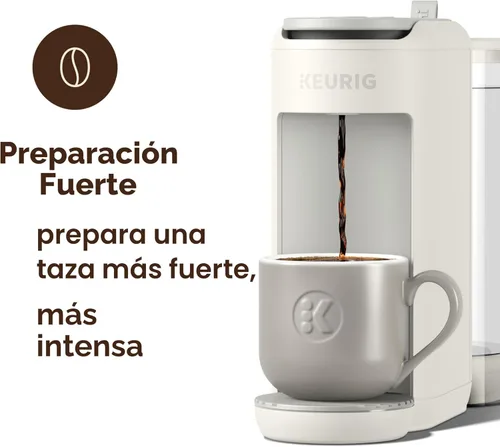 Miniatura 4 de Keurig K-Mini Mate Plus - Cafetera de cápsulas K-Cup de una sola porción, compacta, 3 tamaños de taza, con características de botón fuerte, depósito