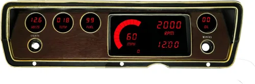 Miniatura 7 de Intellitronix Panel de medidor digital LED para Dodge Duster/Dart (1970-1976) DP1805B (azul)