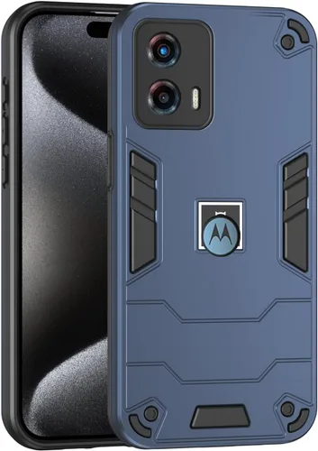 Miniatura 30 de Funda compatible con Huawei Y9 Prime (2019), compatible con Huawei Y9 Prime (2019) 4G STK-L21 2 en 1 [PC duro + TPU], funda de teléfono azul