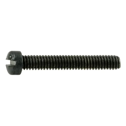 Tornillos para pistola con cabeza fillister ranurada de óxido negro - 10 piezas (1-72 x 1/2")