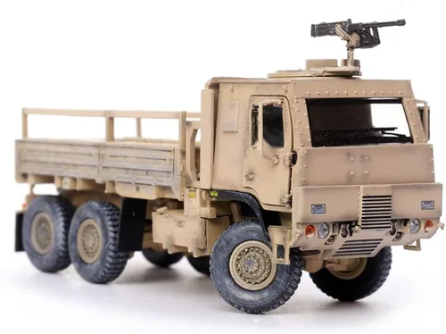 Miniatura 7 de Motor City Classics 1:72 Escala US M1083 FMTV (cabina blindada) Vehículo táctico mediano - Camuflaje del desierto - 12219PB - Panzerkampf