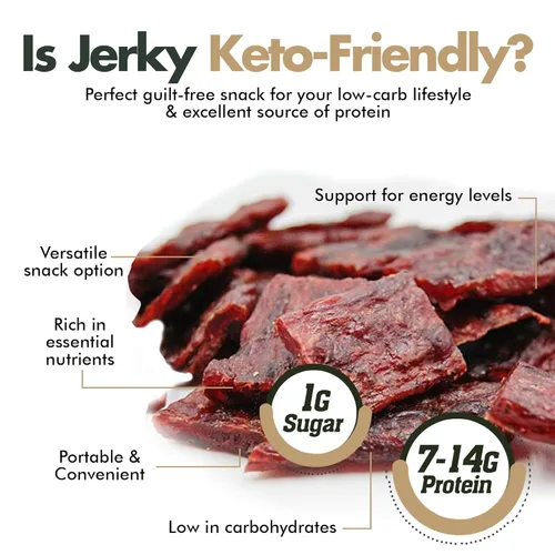 Miniatura 5 de Buffalo Bob's Wild Game Jerky (paquete de 10) Paquete de regalo de muestra de carne exótica premium Incluye búfalo, alce, venado, avestruz
