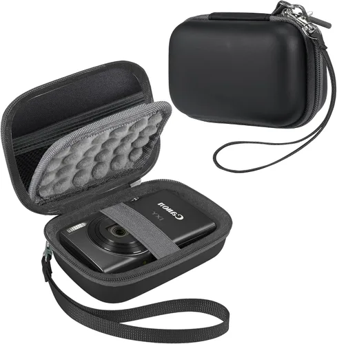 Leayjeen Funda para cámara digital compatible con Canon IXUS 285 HS, Canon Elph 360/180, cámara compacta de viaje pequeña/cámara digital Sony Negro