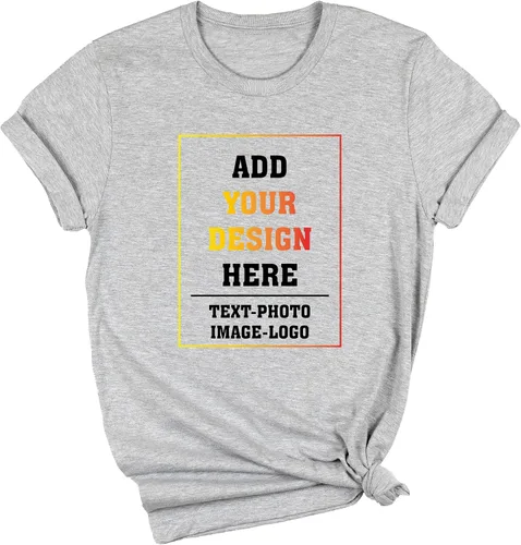 Miniatura 2 de Camisas personalizadas Diseña tu propio diseño, camiseta con logotipo, camiseta con foto personalizada, camisas personalizadas, crea tus propias