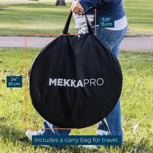 Miniatura 5 de MEKKAPRO Carpa con Mosquitera – Gran envolvente de carpa de malla plegable de 80" x 71" x 63", diseño desplegable portátil, pantalla de agujeros
