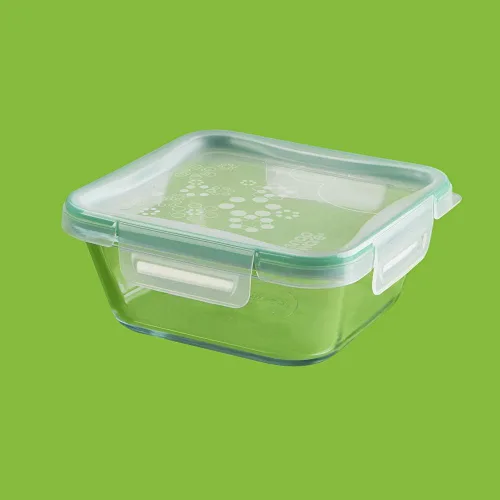 Miniatura 2 de Snapware Total Solutions - Juego de recipientes de vidrio para almacenamiento de alimentos (paquete de 2, 1 y 4 tazas), tapas herméticas y a prueba