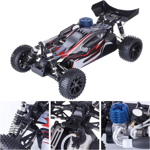 Miniatura 2 de ZOSTER RC Nitro Off-Road Vehículo VRX RH1006 1:10 4WD 2.4G RC Accionado por aceite RTR Versión de alta velocidad Carreras Modelo de camión