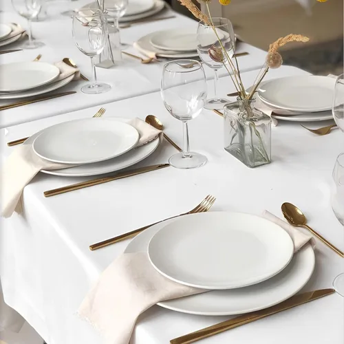 Miniatura 6 de Juego de 4 platos de cerámica para aperitivos, platos pequeños de postre de 5.6 pulgadas, platos redondos blancos para pan, mantequilla, aperitivos
