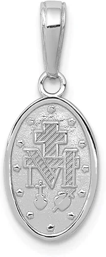 Miniatura 3 de 14k Gold Miraculous Medal Charm Fine Jewelry for Women