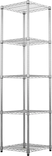 Miniatura 17 de SafeRacks - Estantes de almacenamiento certificados NSF, zinc, unidad de alambre de acero resistente con pies ajustables, estante para garaje