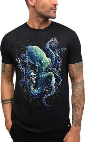 INTO THE AM Camisetas gráficas para hombre, tallas S a 4XL, camisetas coloridas de manga corta, diseños de astronautas trippy