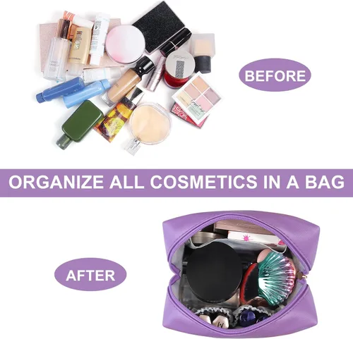 Miniatura 4 de Bolsa de maquillaje, Púrpura, Bolsa de maquillaje