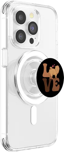 Miniatura 3 de Chow Chow Dog LOVE PopSockets MagSafe PopGrip para iPhone