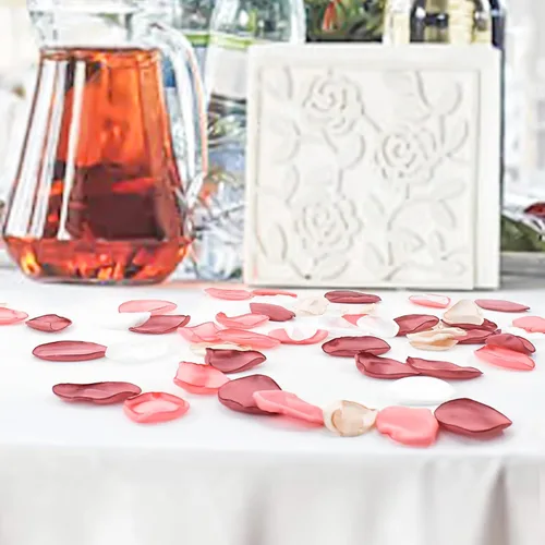 Miniatura 4 de 200 pétalos de rosa de seda para bodas, decoración de bodas, decoración de bodas, pétalos artificiales para propuestas, decoraciones románticas