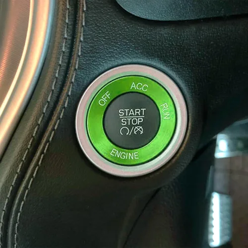 Miniatura 4 de para Challeger - Interruptor de señal de giro del aire acondicionado, anillo de perilla de volumen del centro automático compatible con Dodge