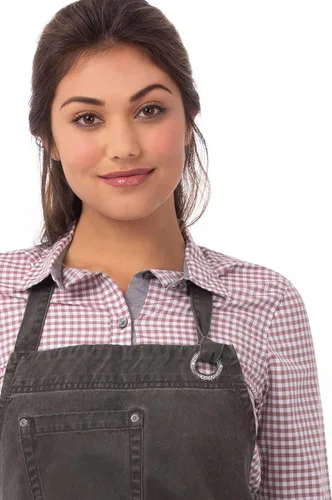 Miniatura 7 de Chef Works Delantal con babero unisex Dorset, Peltre