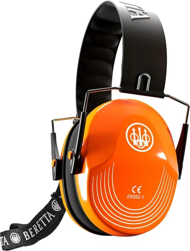Miniatura 2 de Beretta Orejeras unisex de seguridad para adultos Orejeras compactas de protección auditiva SNR de 25 dB para disparos de rango de competencia Azul