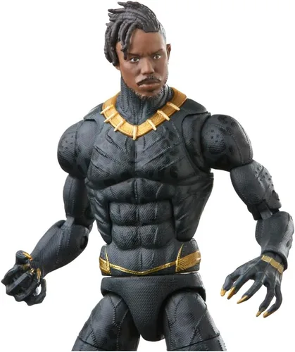Miniatura 3 de Marvel Legends Series Black Panther Legacy Collection Killmonger Figura de Acción Coleccionable de 6 Pulgadas, Juguete, 5 Accesorios