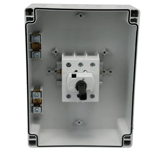 Miniatura 3 de Altech KEM360UL Y/R, Interruptor, 60 A, 600 VCA (máx.), 3, 5.354 in, 7.913 in, 5.039 in, 16, Amarillo/Rojo