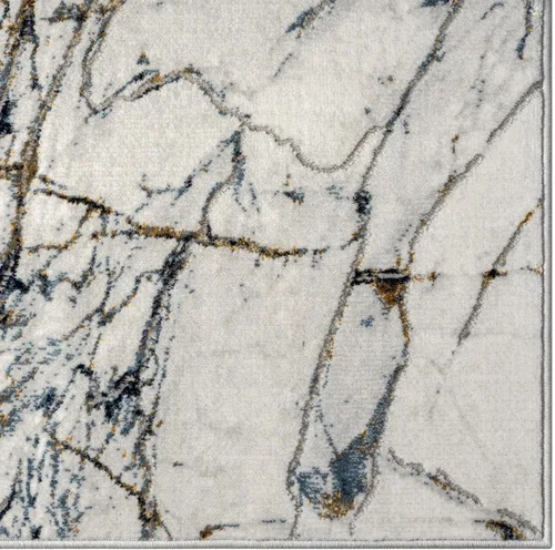 Miniatura 6 de LUXE WEAVERS Alfombra de área azul abstracta con efecto mármol 2x7