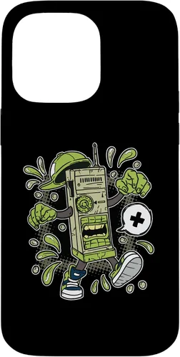 Miniatura 21 de Diseño de WalkieTalkie de dibujos animados para iPhone 16 para niños en estuche de estilo cómico