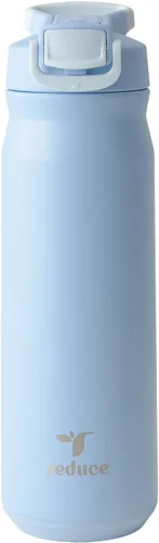 Miniatura 17 de REDUCE Hydrate Pro - Botella de agua aislada de acero inoxidable de 24 onzas, tapa abatible a prueba de fugas, apta para lavavajillas, sin BPA, Negro