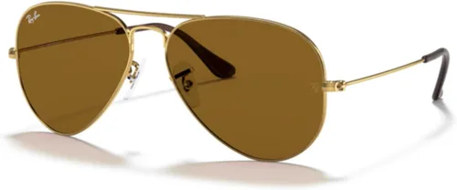 Miniatura 75 de Ray-Ban RB3025 - Lentes de sol de aviador de metal para hombre y mujer + paquete con kit de cuidado de gafas iWear de diseñador