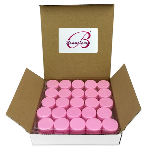 Miniatura 6 de Beauticom - Tarros redondos de 0.11 oz, 0.1 fl oz, con tapa de rosca para exfoliantes, aceites, tóner, ungüentos, cremas, lociones, muestras